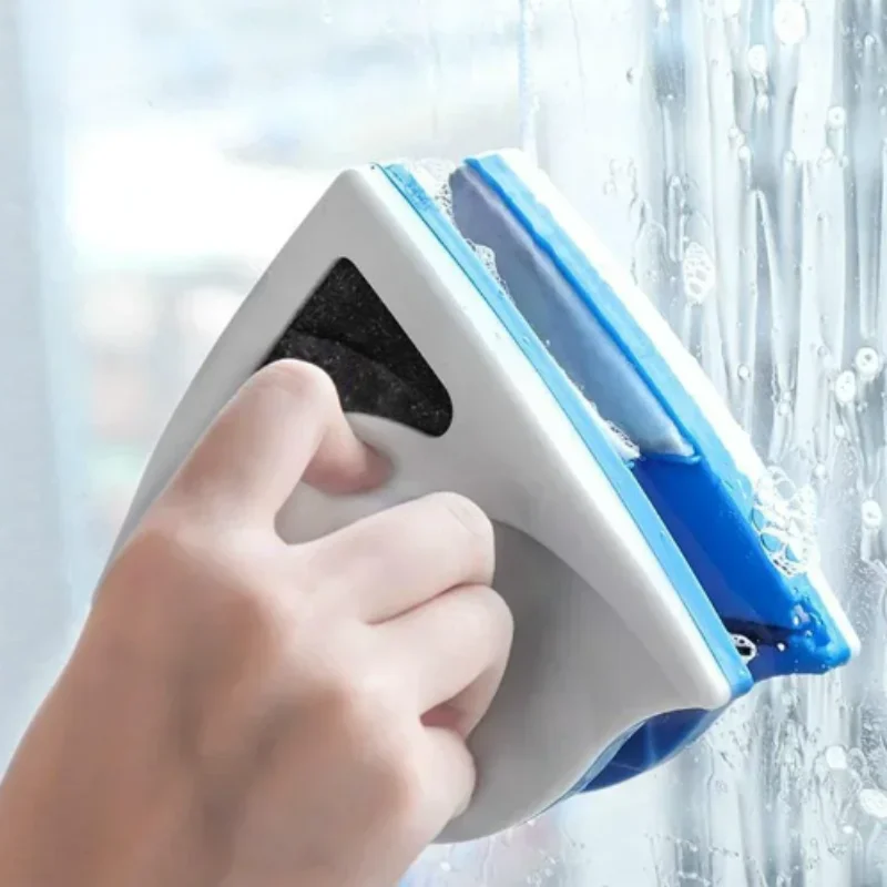 1 шт. Магнитный стеклоочиститель с двойным каркасом безопасный для здоровья