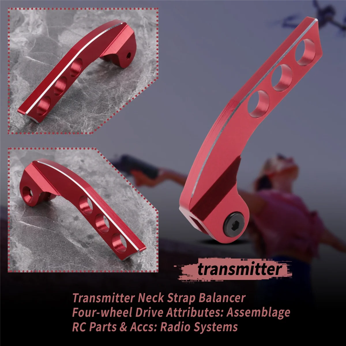 Металлический 4-отверстия для стабилизатора света пульта дистанционного