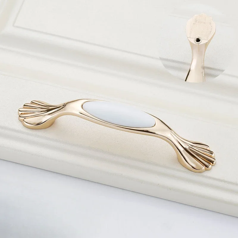 Винтажные ручки для ящиков керамические европейские высокоуровневые в сборе