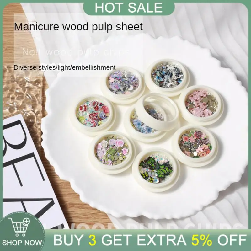 

Уникальные аксессуары для ногтей, блестящие долговечные наклейки для ногтей, минималистичные красочные аксессуары для ногтей, аксессуары для ногтей из древесной массы