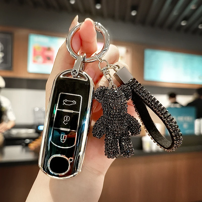 

2017 кнопки крышки Axela Mazda брелок для автомобиля 6 2 для ключа 3 2016 5 Atenza Fob Защитная лампа 2/3 2018