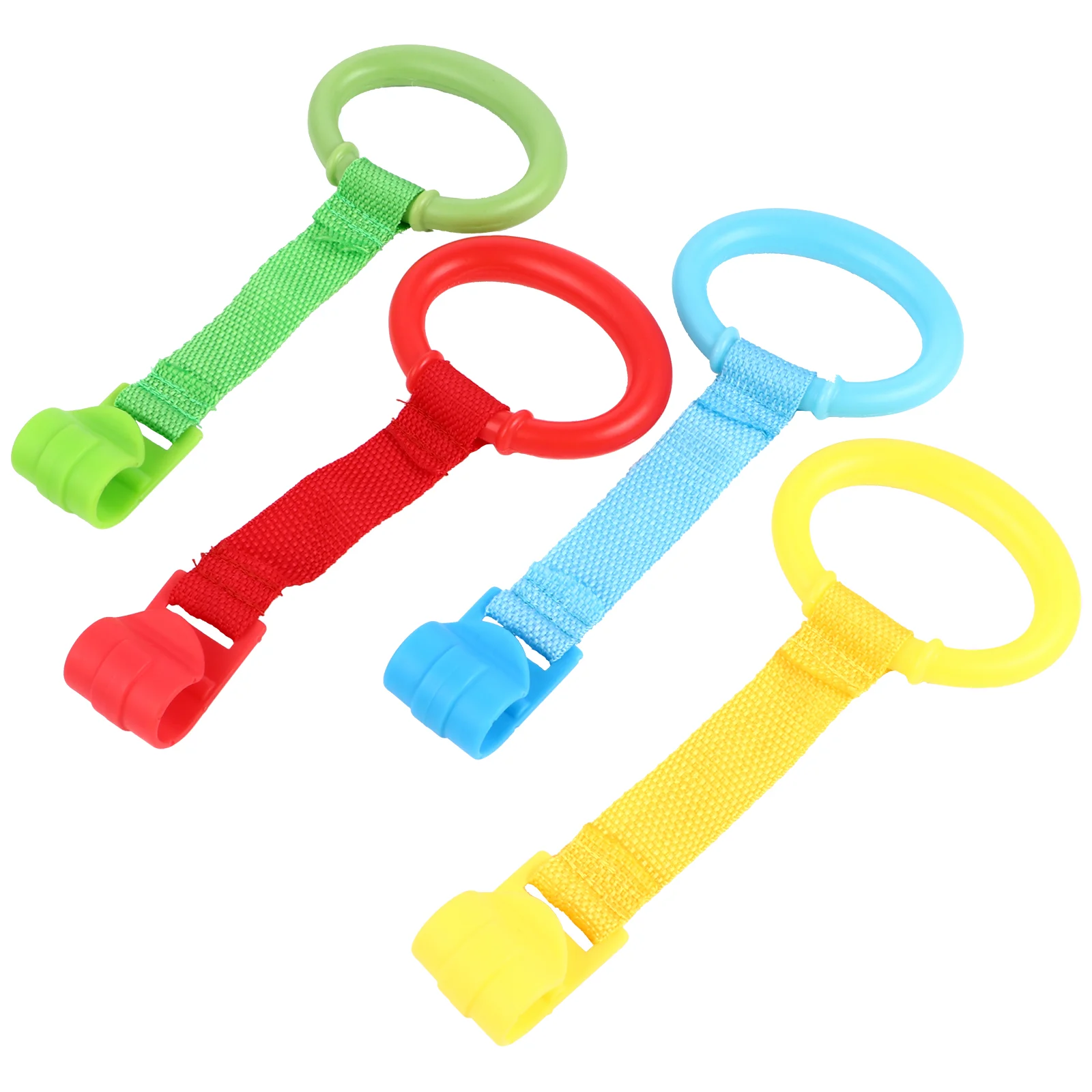 

Baby Ringsup Stand Walking Crib Ring Assistant Bed Toddler Playpenhanging Handles Play Toy Gym Toys Cot Hand Infant Standing Bar