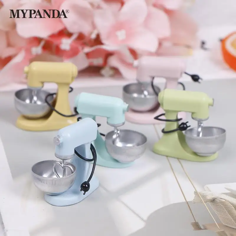 5 colors 1:12 resin Dollhouse Miniature Kitchen Modern Mixer