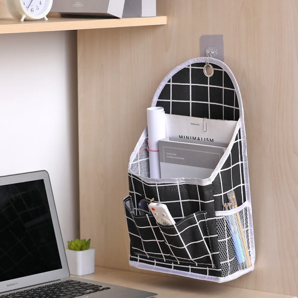 

Household Wall-Mounted Closet Storage Bag Sundries Storage Bag Jewelry Wall Bag Cosmetics Toy Storage Bag Bathroom Toiletry Bag