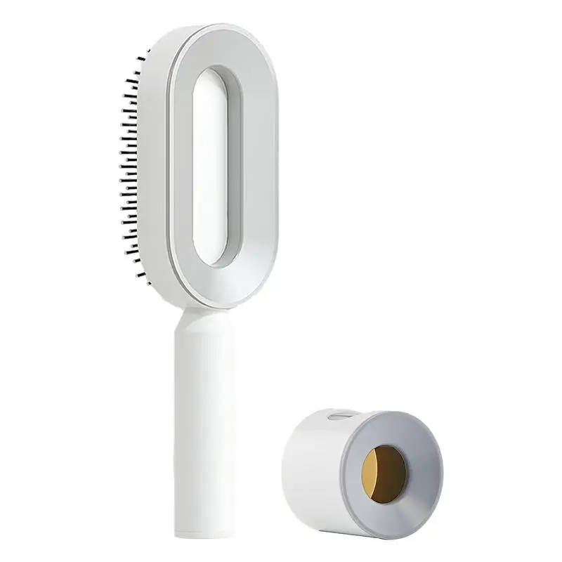 

Self Cleaning Hair Brush For Women Detangling Brush For Women Long Hair Hairbrush With Detangling Ball Pins For Removing Hair