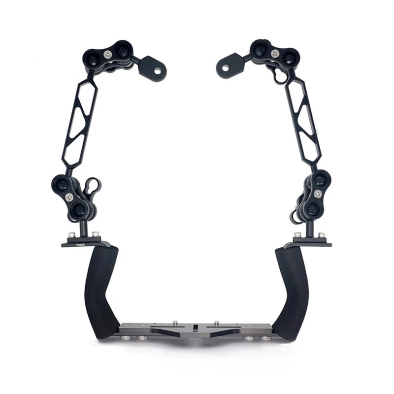 

Dropshipping Diving Underwater Arm System Bracket for Camera Housing Base Tray and Dual Handle