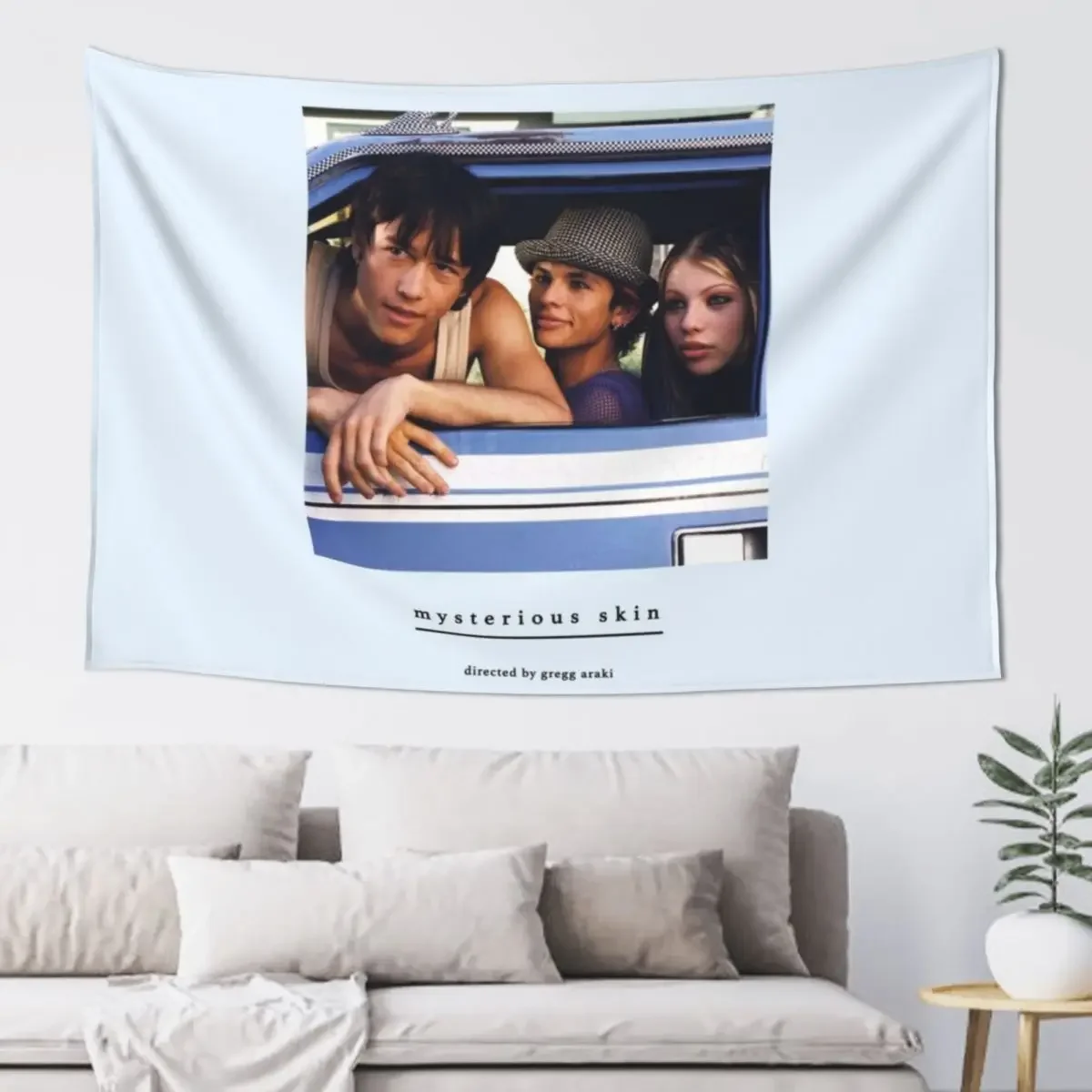 Загадочная кожа (Грегг Араки) Джозеф Гордон-Левт Мишель Трэуроберг Гобелен Декор