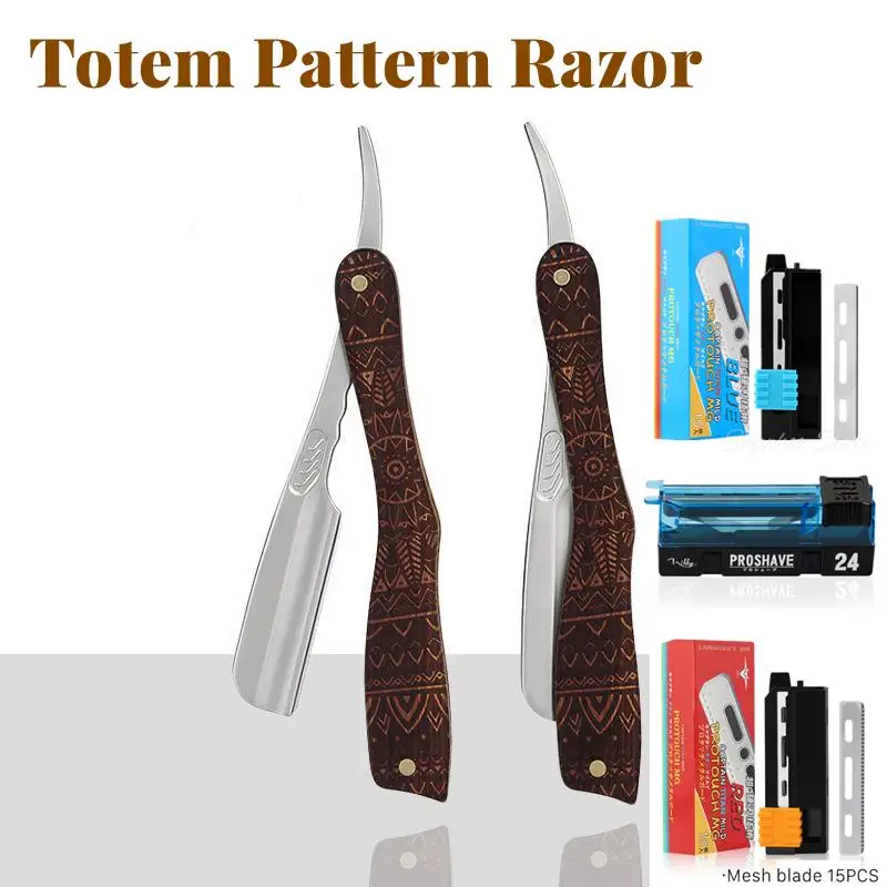 Pro Barber Razor Beard Face Underarm Body Shaving Knife