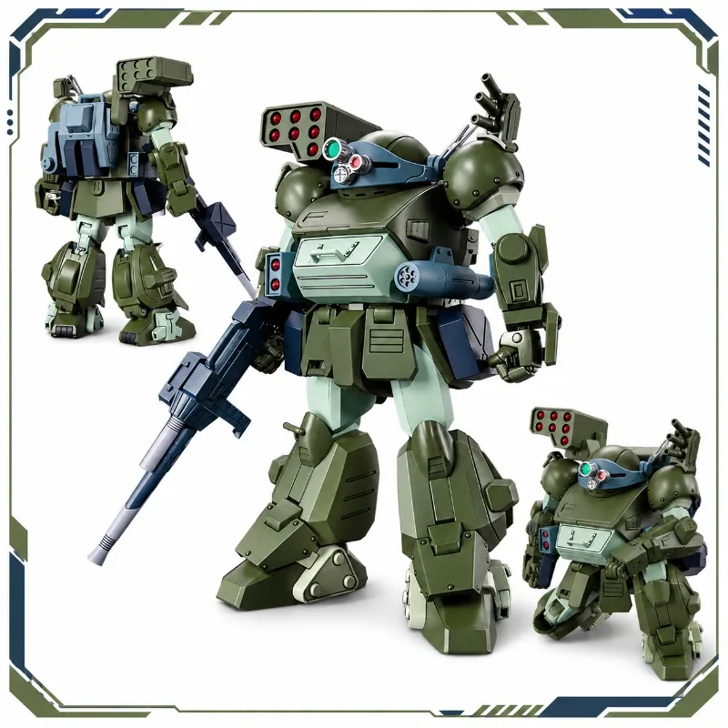 Фото Оригинальный пластиковый конструктор Bandai HG Armored Trooper Votoms ATM-09-STTC Scope Dog Turbo Custom The Last Red Shoulder, игрушка-подарок №2