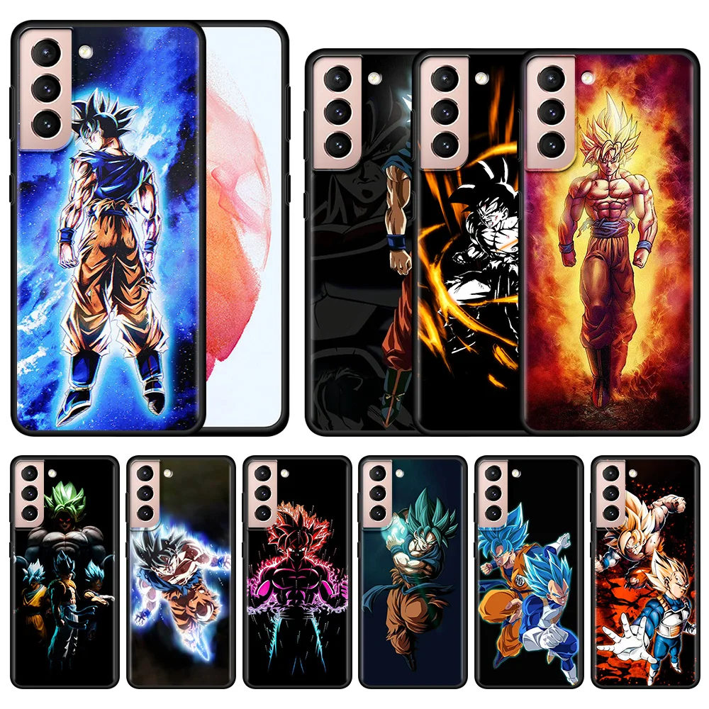 

Case For Samsung Galaxy S22 S21 S20 Ultra FE S22 S21 S20 S10 S9 S8 Plus S10e Note 20Ultra 10 Plus Dragon Ball Son Goku Anime