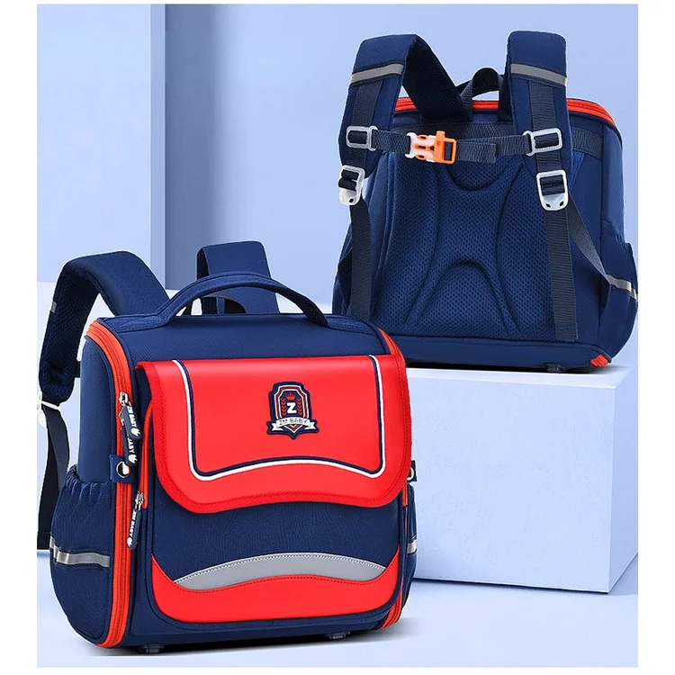British Style Horizontal Primary Children Backpacks New Girls Princes Boys Cool Simple Fashion Panelled Schoolbags Grade 1-4 Hot