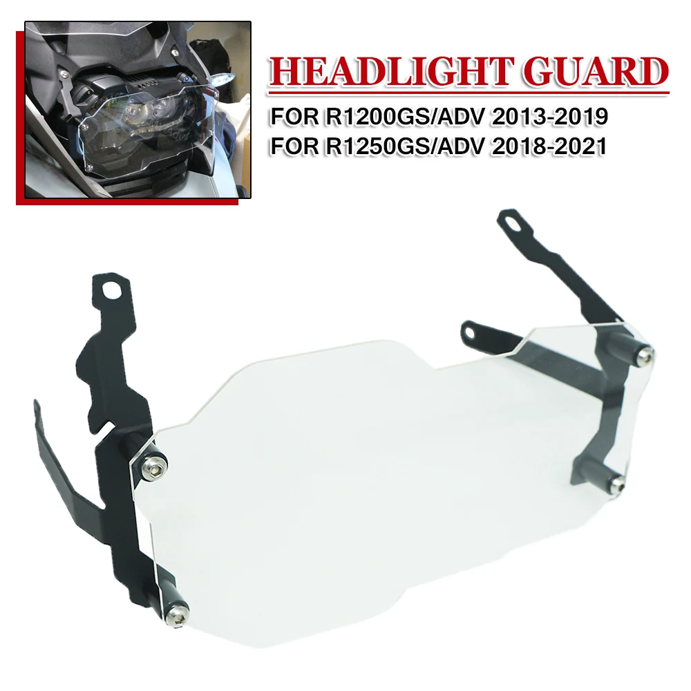 

Motorcycle Headlight Protector For BMW R1200GS R1250GS Adventure GS R1200 R1250 2013-2021 2022 Head Light Guard Protector Cover