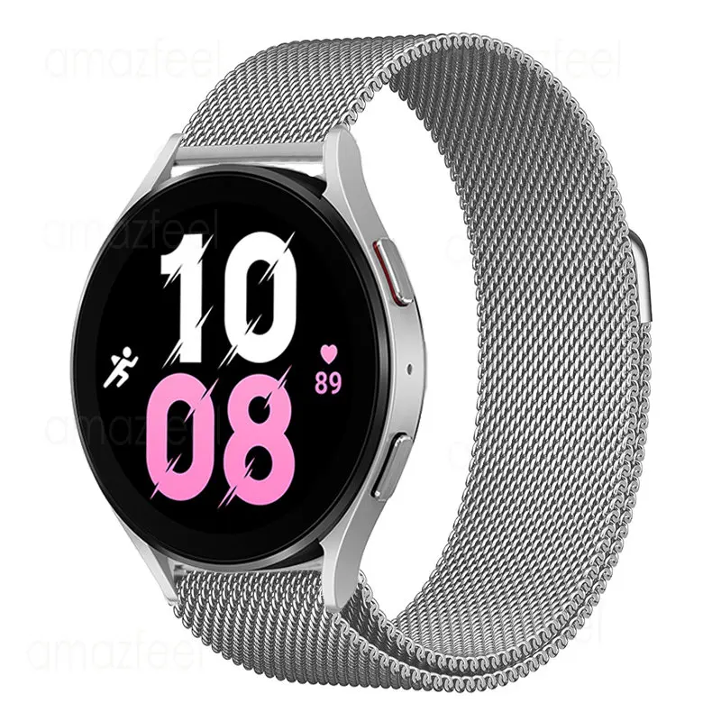 

Металлический ремешок для смарт-часов Samsung Galaxy Watch 5 4 44 мм 40 мм, браслет с магнитной петлей для Galaxy Watch 5 Pro 45 мм