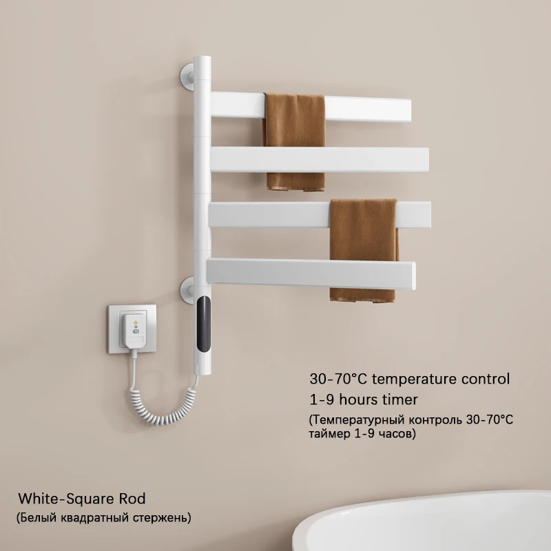 

Электрический полотенцесушитель Oein черный нержавеющая сталь