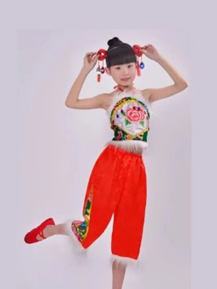 Детский костюм для танцев Янко выступления в национальном стиле благоприятный и