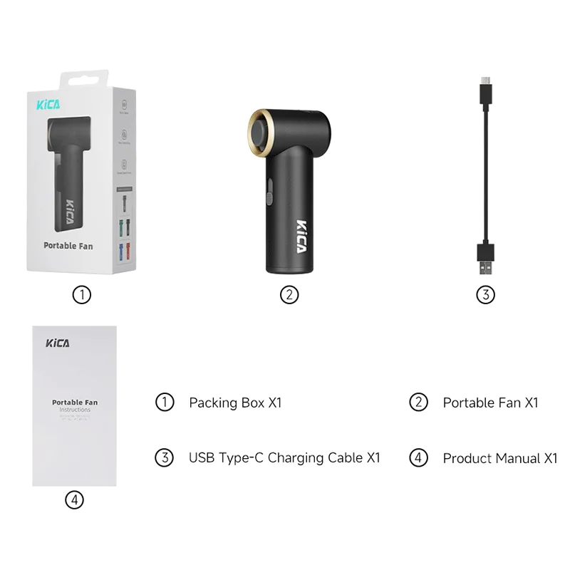 

KiCA JetFan Mini Портативный Воздуходувка