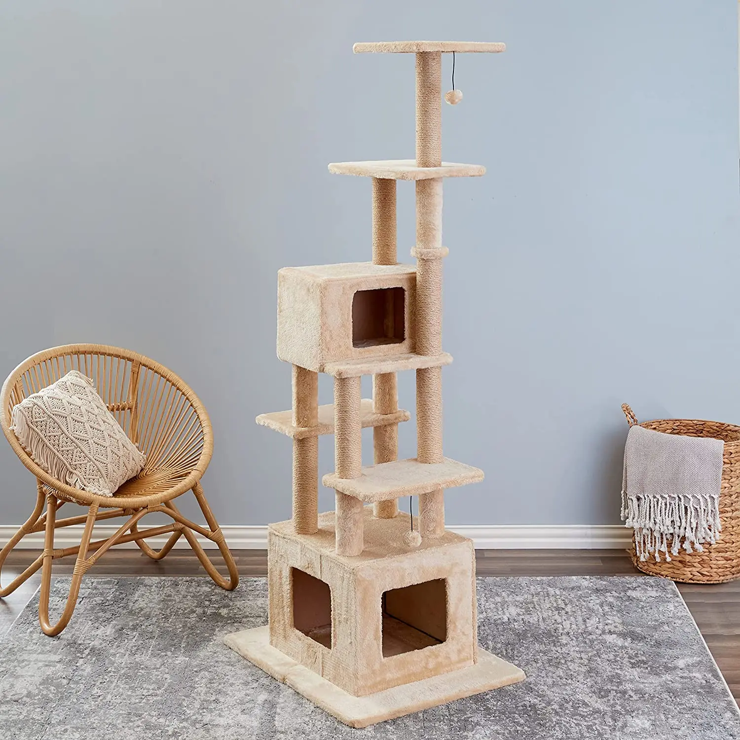 

Free Shipping Ponderosa Jumbo Cat Tree Tower and Playground