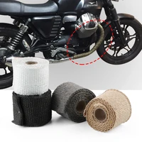 motorcycle accessories heat insulating wrap exhaust header pipe tape 50mm x 1 5m insulation tape glass fiber