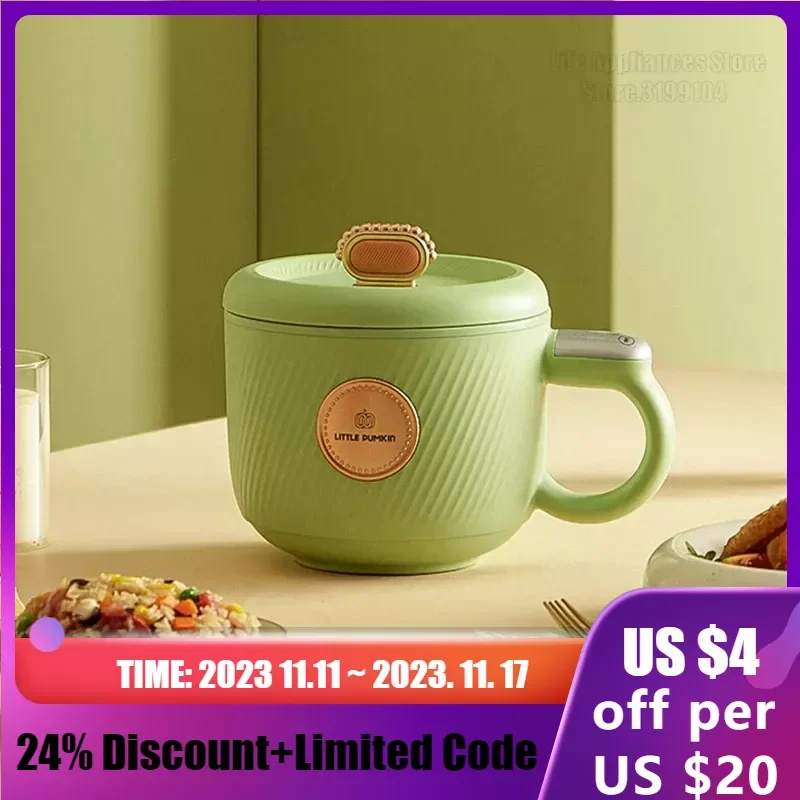 

Мини-электрическая рисоварка 1,2 л с антипригарным покрытием для приготовления риса Мультиварка для тушеной каши в домашнем общежитии