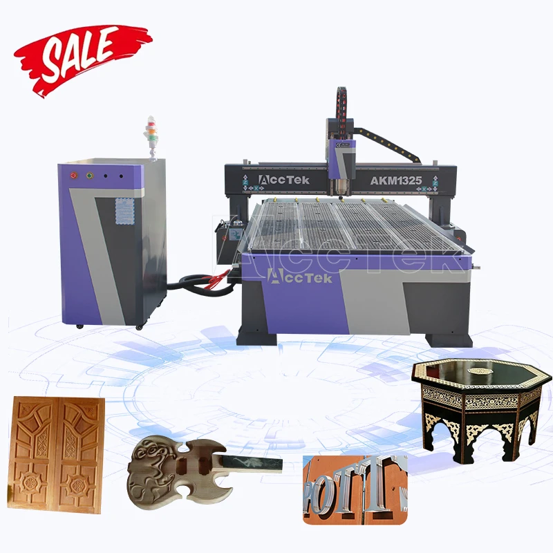 

Multifunction Wood Cutting Machine 1325 CNC Milling Machine Fresadoras Para Cnc Woodworking CNC Router For Door Furniture