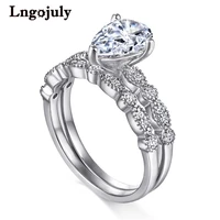 fine jewelry 925 sterling silver womens ring luxury multicolor cz rings for women bride wedding party silver 925 jewelry gifts