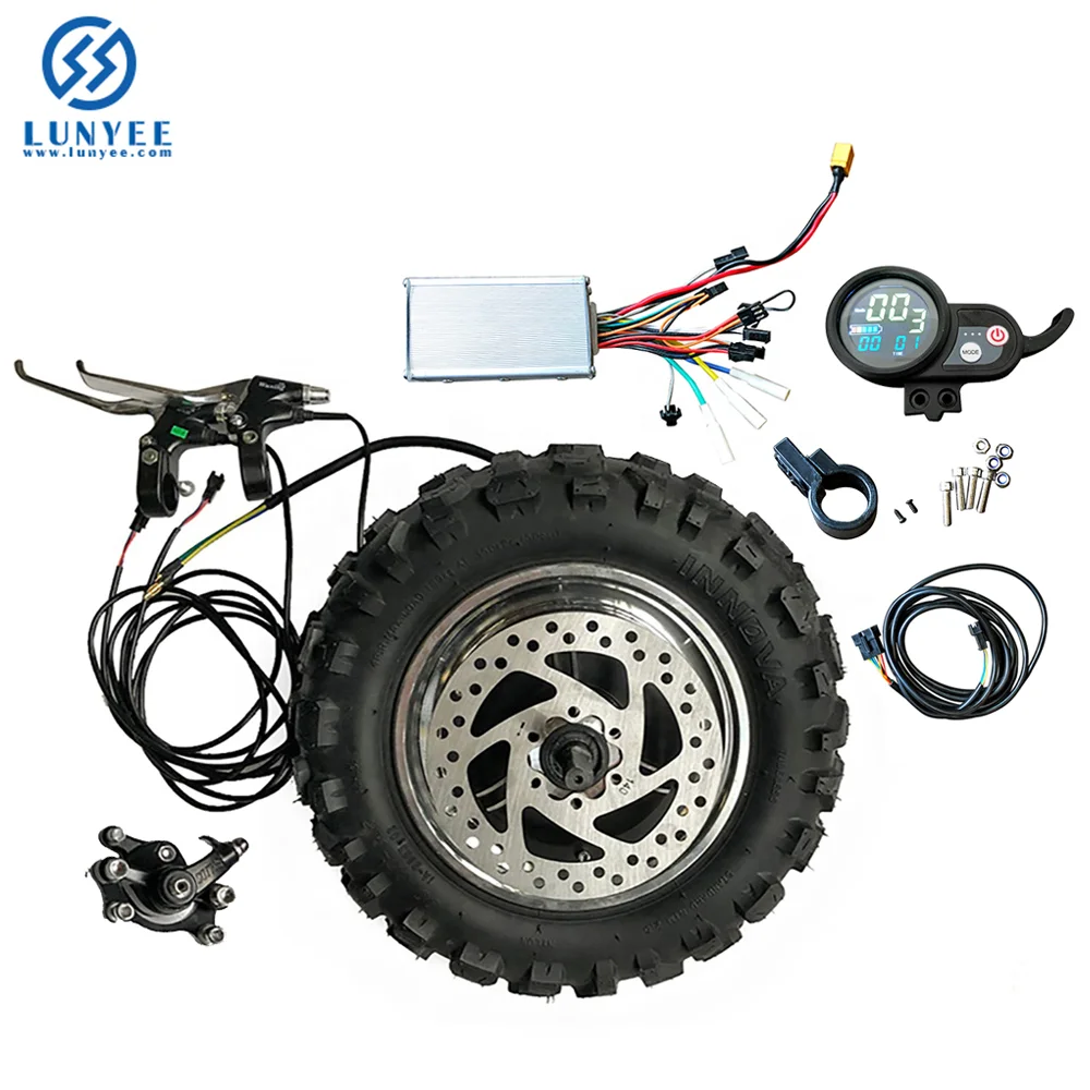 

High Speed LY 11 inch Hub Motor Kit 48V1000W1500W TX 60km/h Electric Fat Tyre
