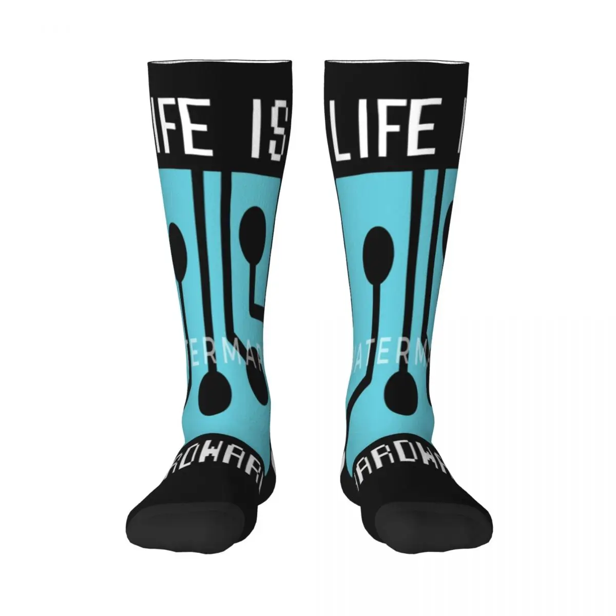 

Чулки для взрослых Life-is-hardware-it-hacker-code дышащие, подходят для занятий спортом