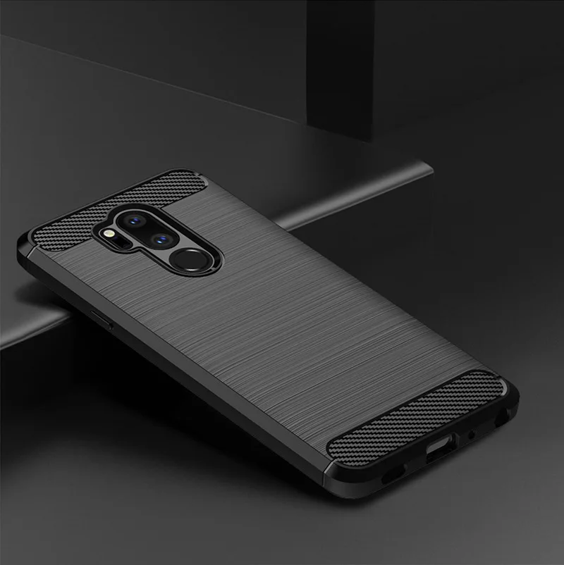Противоударный силиконовый чехол для LG G7 Thinq One чехлы из углеродного волокна g7 +