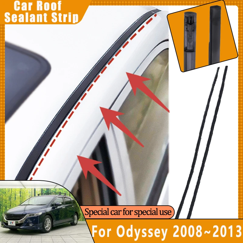Для Honda Odyssey RB3 RB4 MK4 2008 ~ 2013 резиновая полоса для желоба на крышу автомобиля