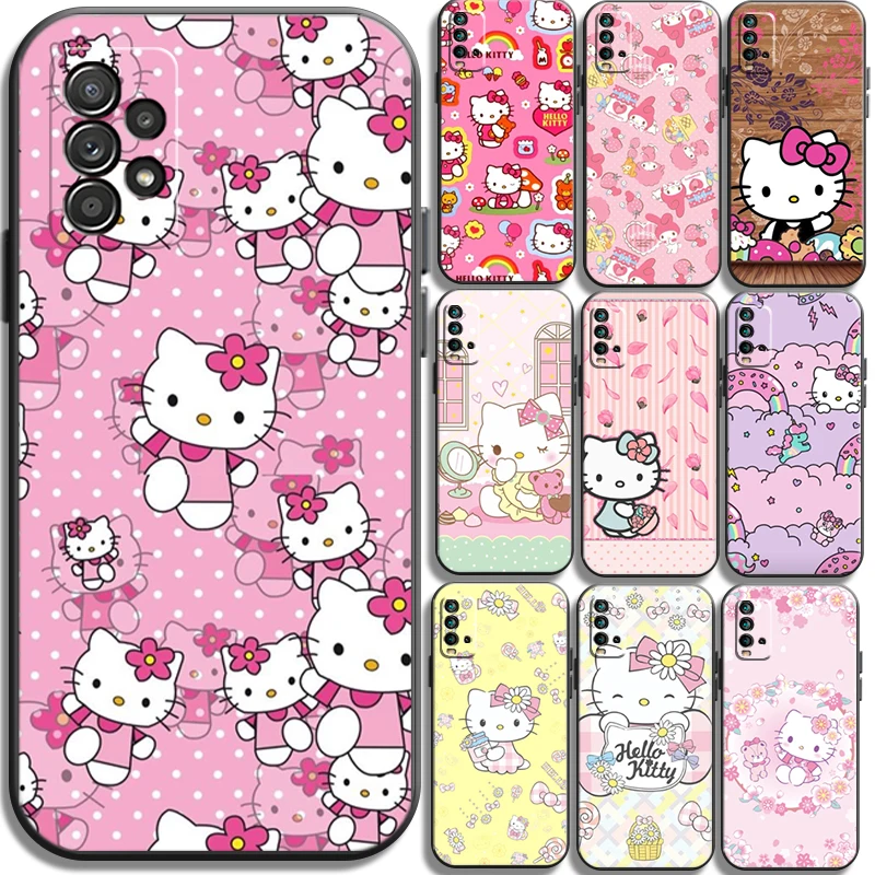 

Hello Kitty 2022 Phone Cases For Xiaomi Redmi 9AT 9 9T 9A 9C Redmi Note 9 9 Pro 9S 9 Pro 5G Cases Back Cover Coque Funda