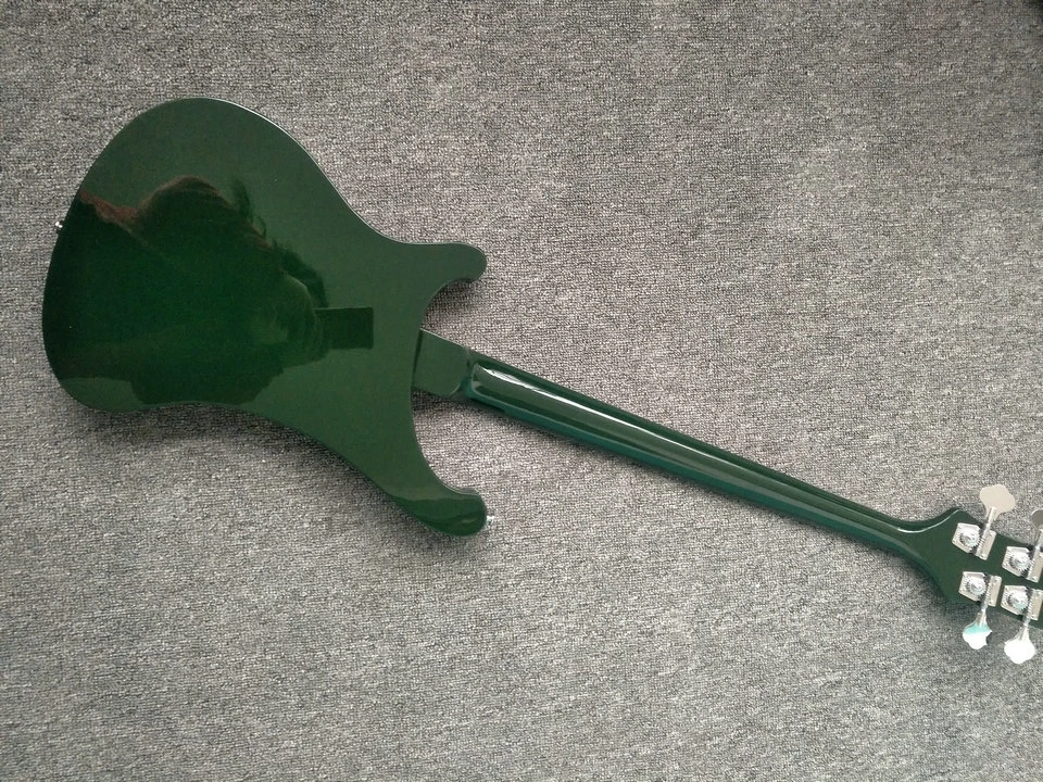 Зеленая бас-гитара Rickenback 4003 Fireglo прозрачная 4-струнная Ricken бесплатная доставка