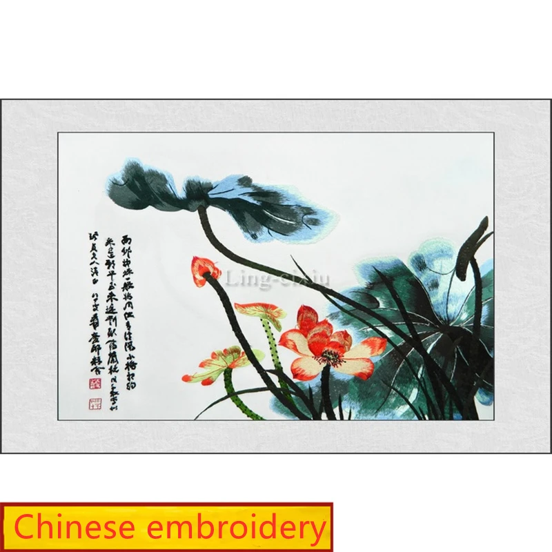 Настенная роспись Сучжоу вышивка свободный рук декор для салона гостиная офис
