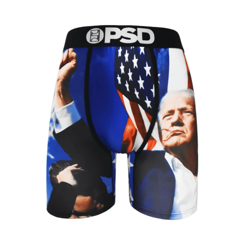 Сексуальное мужское нижнее белье боксеры мужские трусы дышащие с принтом