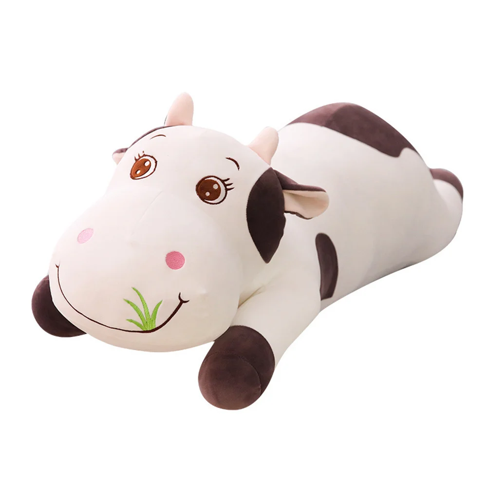 

Подушка из коровы, плюшевые животные, мягкие подушки для обнимания, подушка, детские игрушки-животные, пушистая игрушка для сна, утяжеленная...