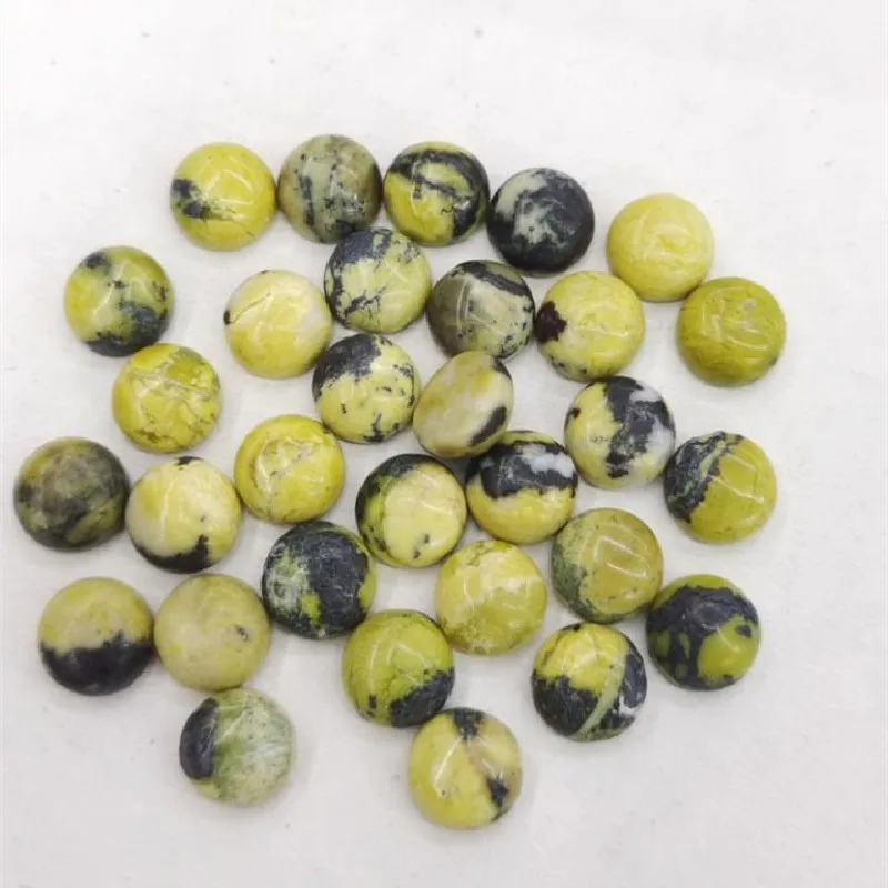20 шт. круглые Кабошоны 8 мм желтые шкуры яшма зеленый авантюрин тигровый глаз