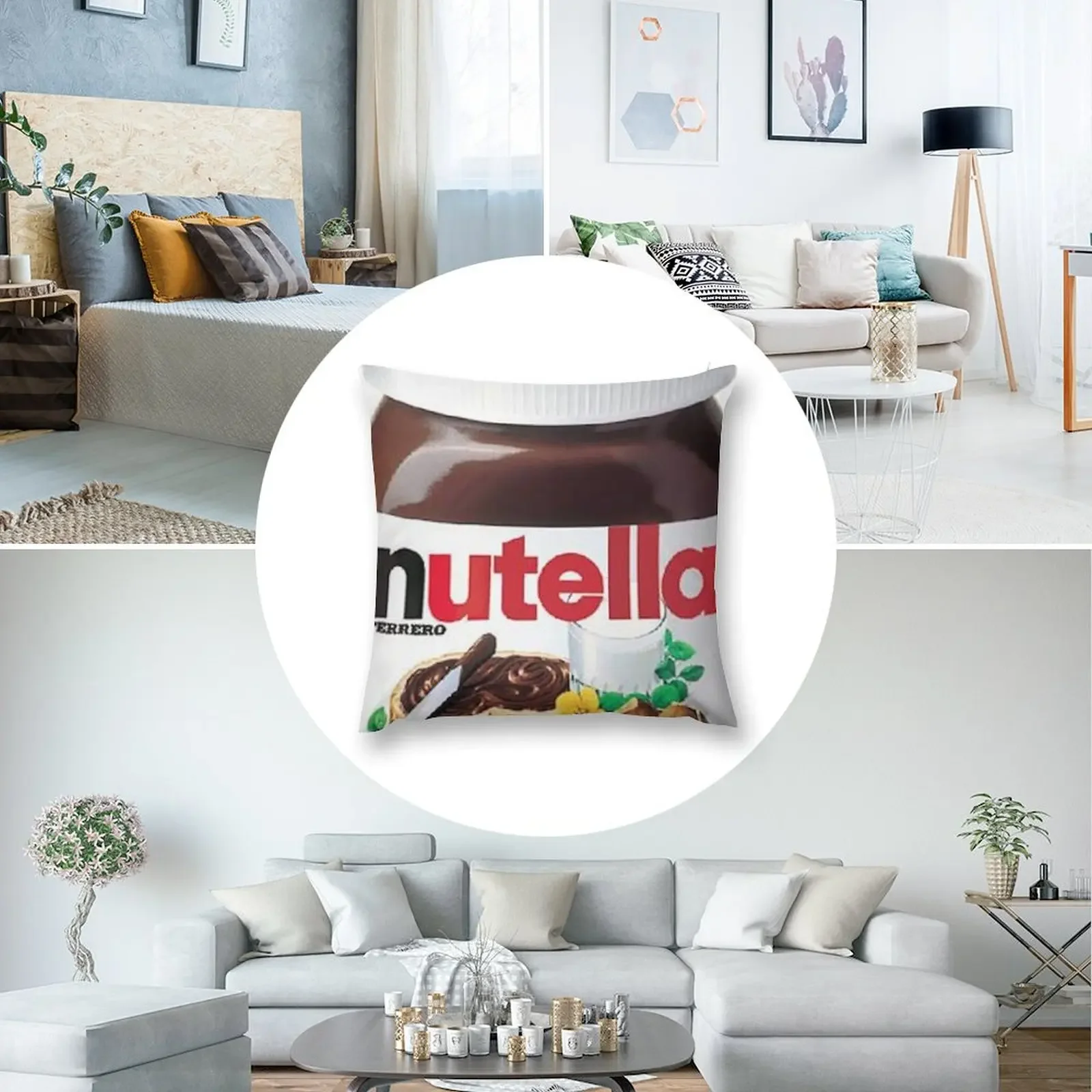 Подушка Nutella аниме-подушка наволочка подушка