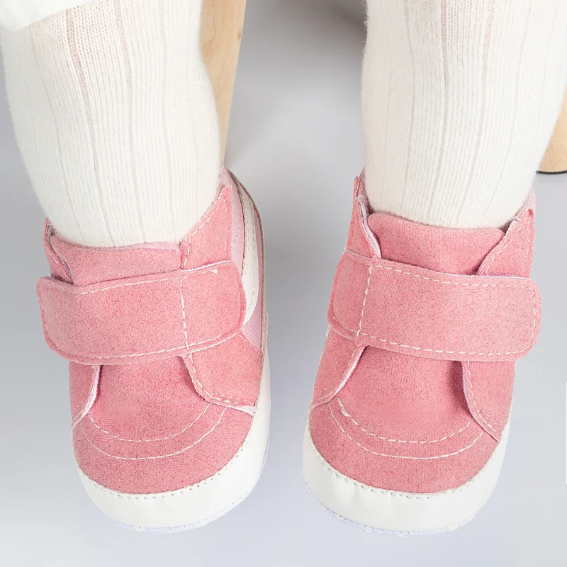 Newborn Baby Shoes Boy Girl Classical Sport Soft Sole PU Leather Multi-Color First Walker Crib Moccasins Casual Sneakers Shoes images - 6