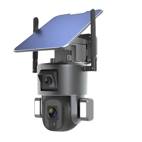 Беспроводная камера видеонаблюдения на солнечной батарее, 8 Мп, 4G, Wi-Fi