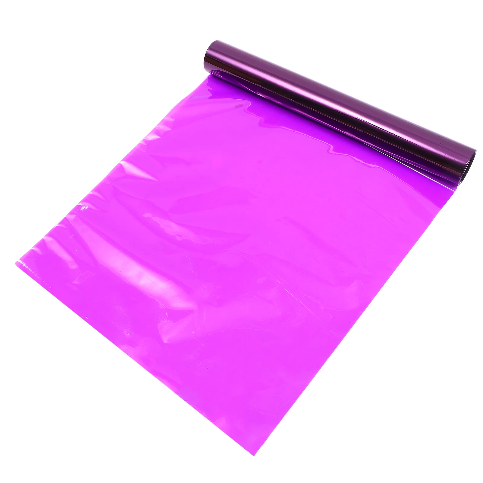 Flowers Bouquet Colored Cellophane Gift Wrapping Film Packaging Roll Purple Opp Craft Packing