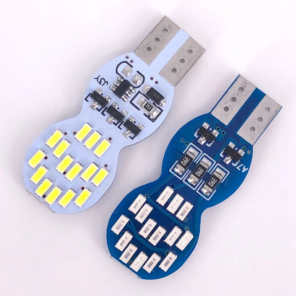 50 шт., мерцающие RGB-вспышки T10 3014 30 SMD
