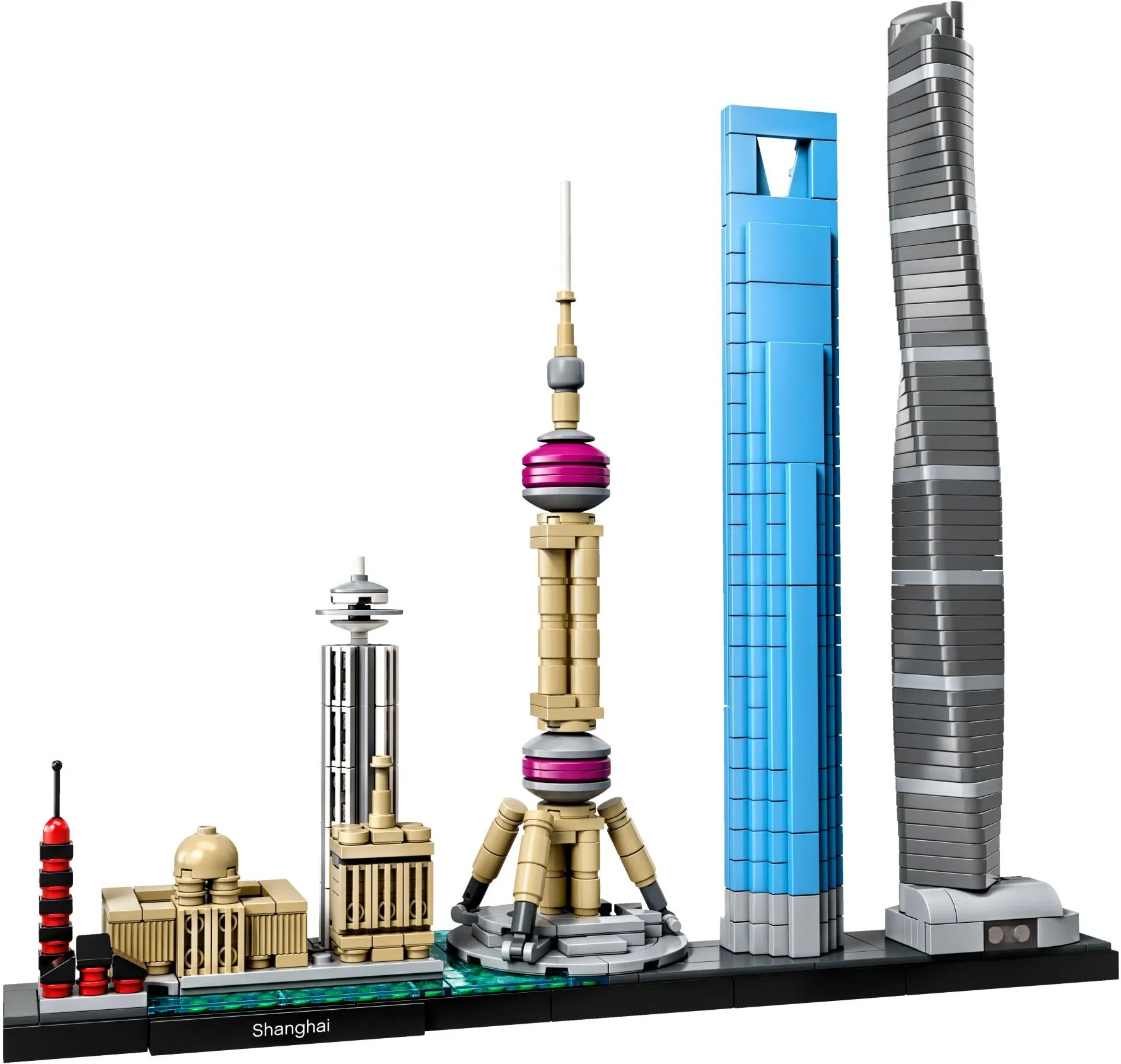 

World Classic City Architecture Skyline Collection Shanghai Building Blocks Assembly Classic Model Kit DIY Kids Bricks Toys Gift
