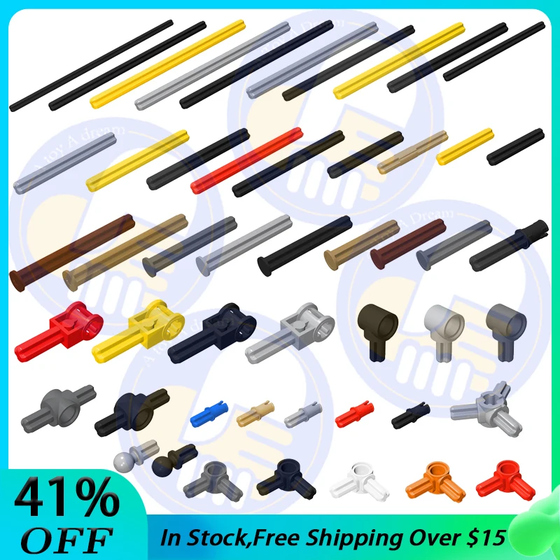 Техническая ось, строительные блоки 32062 32073 43093 44294 87083 4519 3705 3706 3707 15462 18651 10197 24316 3749, детали, кирпичи, игрушки