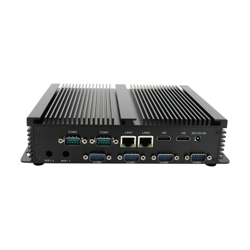 

Eglobal Industrial Mini PC In-tel Core i3 i5 4005U 4200U 4500U 2 RJ45 Lan 2 HD Linux Desktop Computer 6 RS232 COMs 8 USB wins