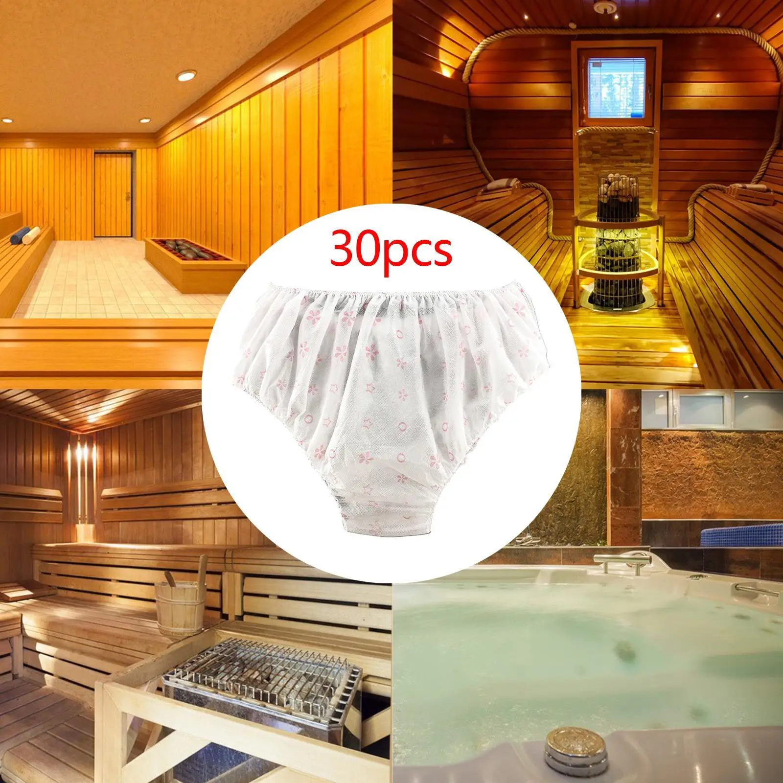 Одноразовые Дышащие трусики 30x регулируемые для спа женщин и мужчин синие