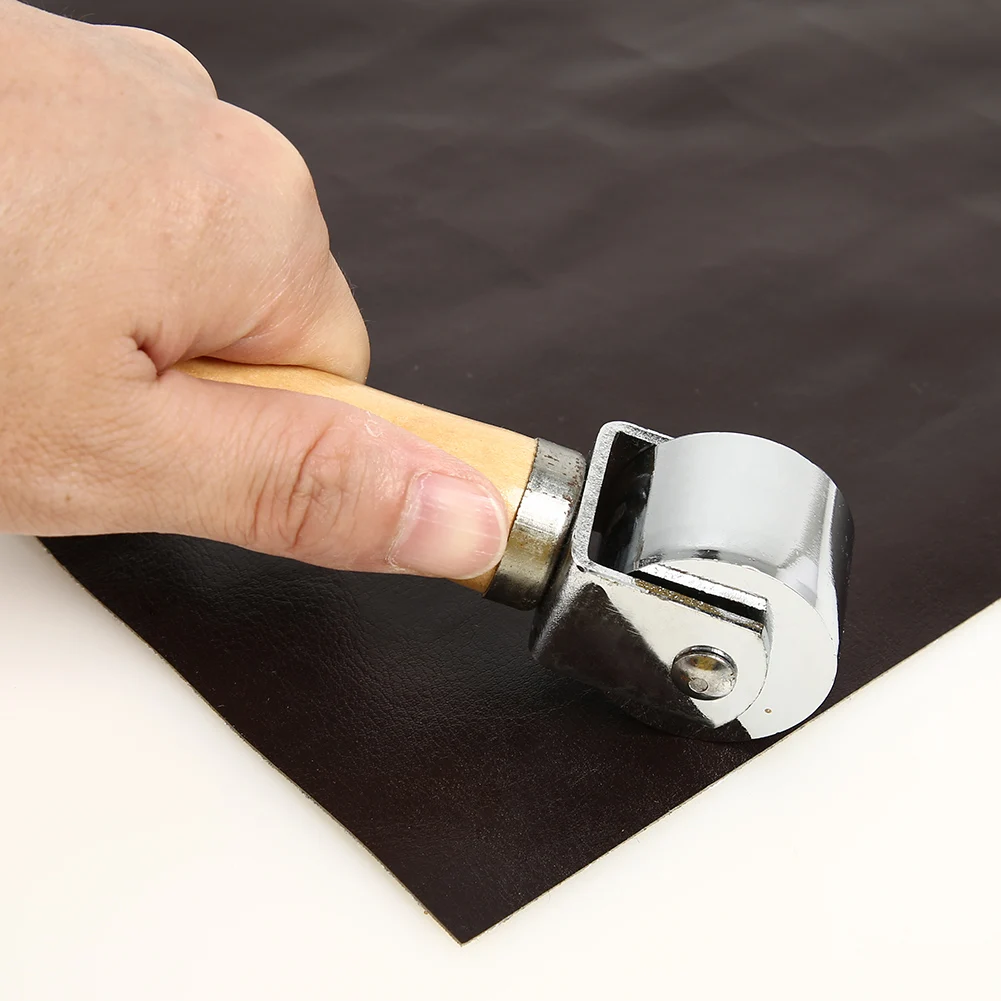 

Press Edge Roller Leather Craft Glue Laminating Tool Leather Edge Creaser & Smoother Platen Tools for Leather Craft DIY