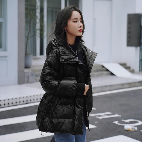 

Women's Down Jacket Korean Coat Female Winter Parkas 90% White Duck Down Jackets Hooded Fashion 2023 Mujeres Abrigos 41