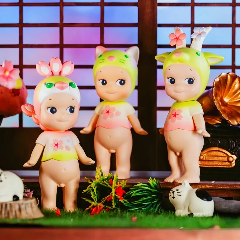 Новый хит продаж оригинальная серия Sonny Angel Spring Cherry слепая коробка милая