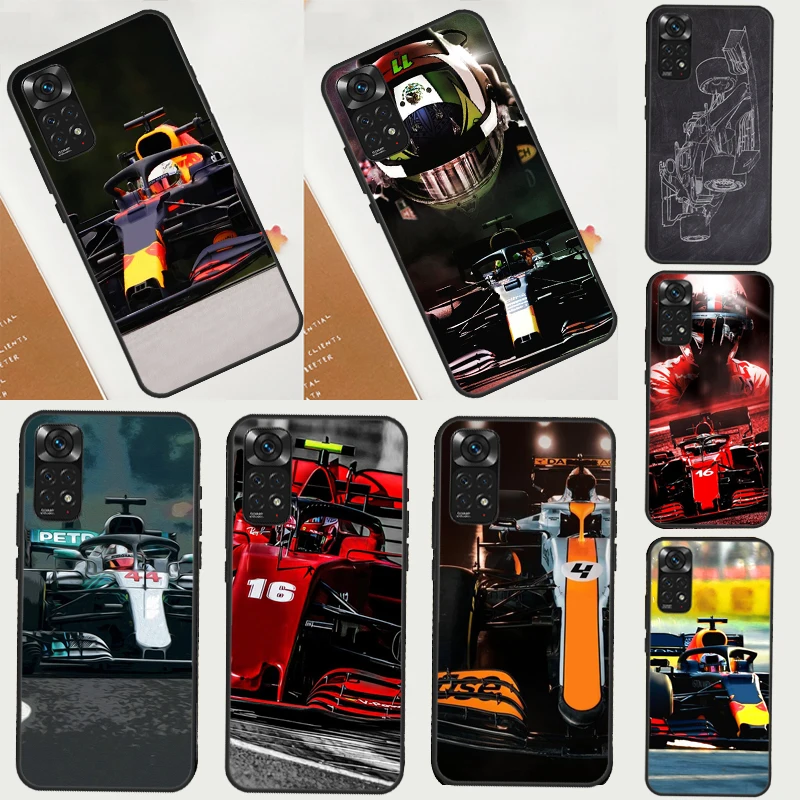 Автомобильный чехол для телефона Formula 1, чехол для Xiaomi Redmi Note 12, 8, 9, 10, 11 Pro, 8T, 9S, 10S, 11S, 12S, 10A, 9C, 10C, 12C