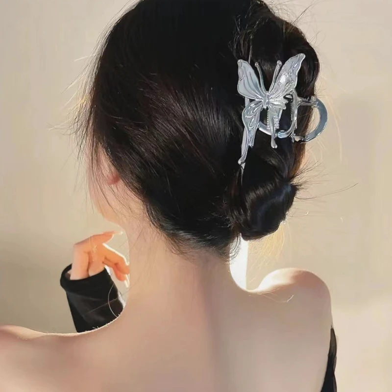 

Элегантная заколка для волос для женщин и девочек, прочные большие заколки для волос, толстые волосы, Нескользящие заколки для волос, делика...