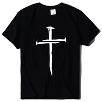 jesus cross print women t shirt short sleeve o neck loose women tshirt ladies tee shirt tops camisetas mujer